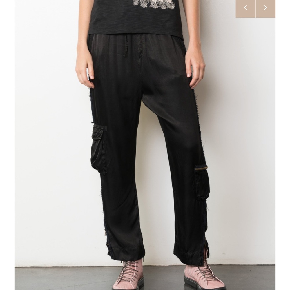 Burning Torch Koi Pants Black